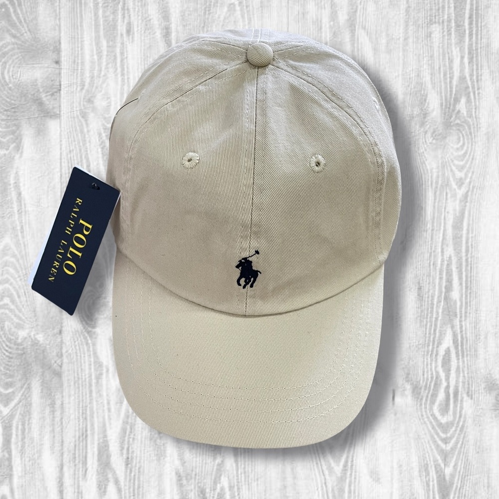 Polo by Ralph Lauren Cream Baseball Cap - new with tag!